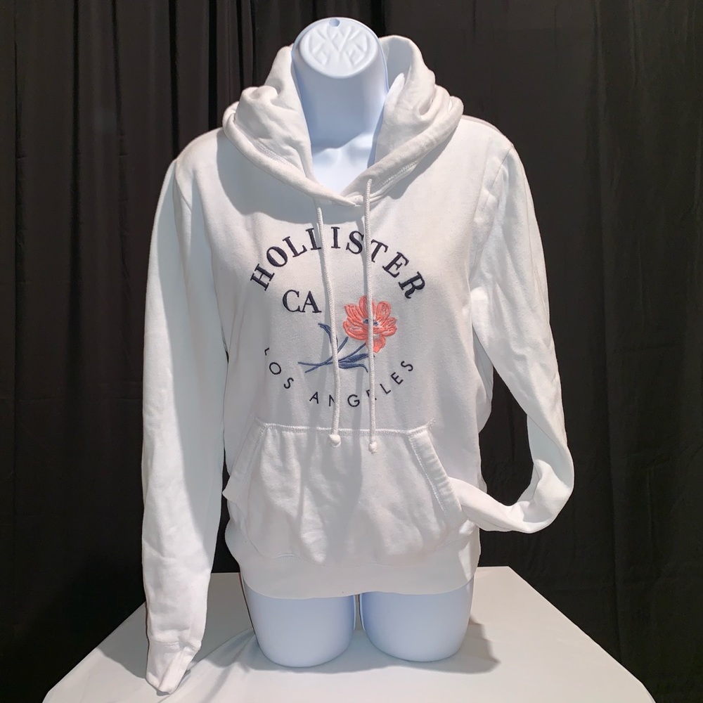 White Hollister Hoodie